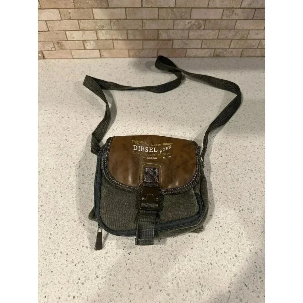 Vintage Japanese army military Diesel crossbody bag #34